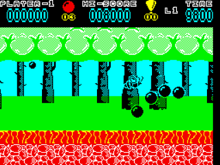 Hopping Mad screenshot 3 for ZX Spectrum